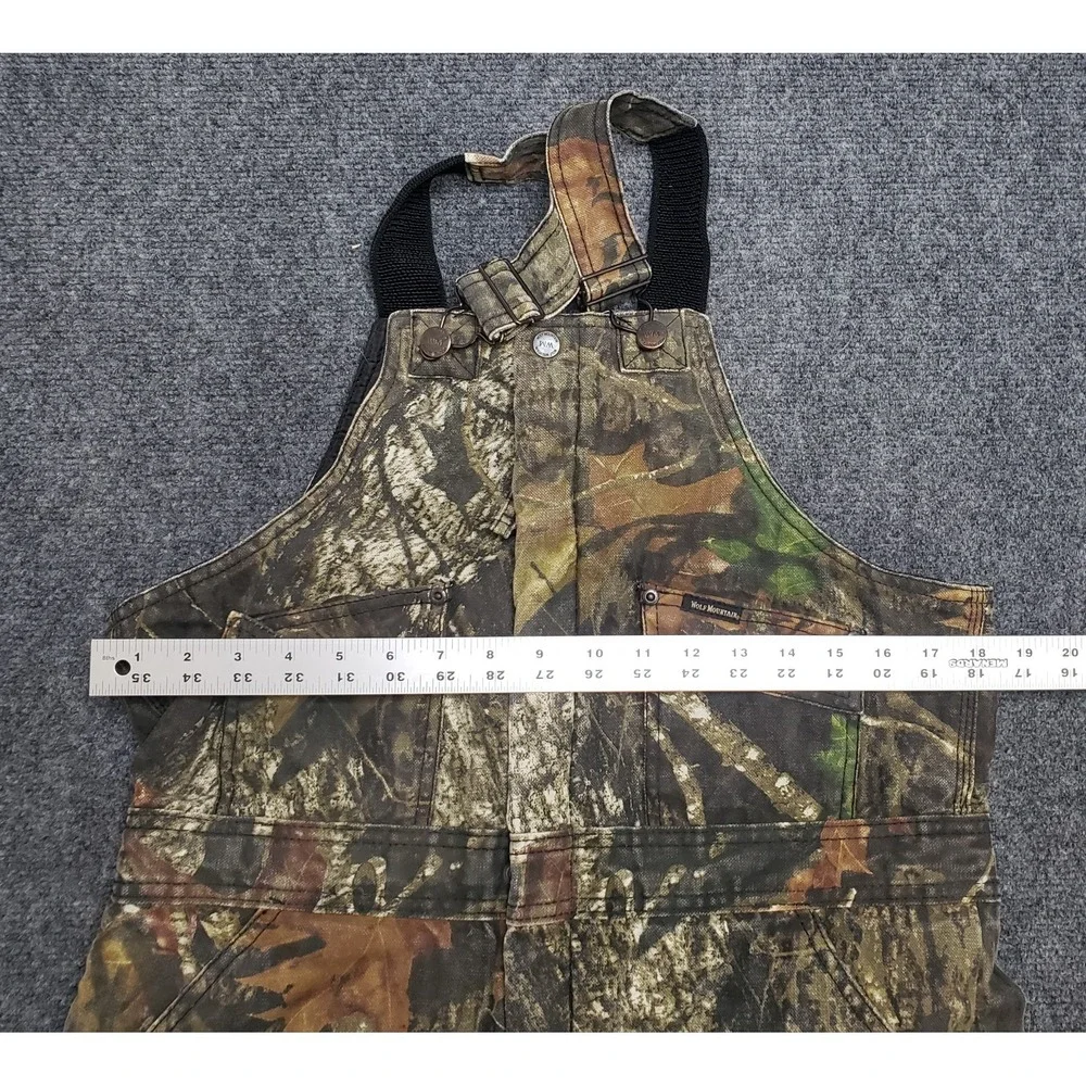 Wolf Mountain By Key Camouflage Hunting Lined Overalls Large Mens Pants